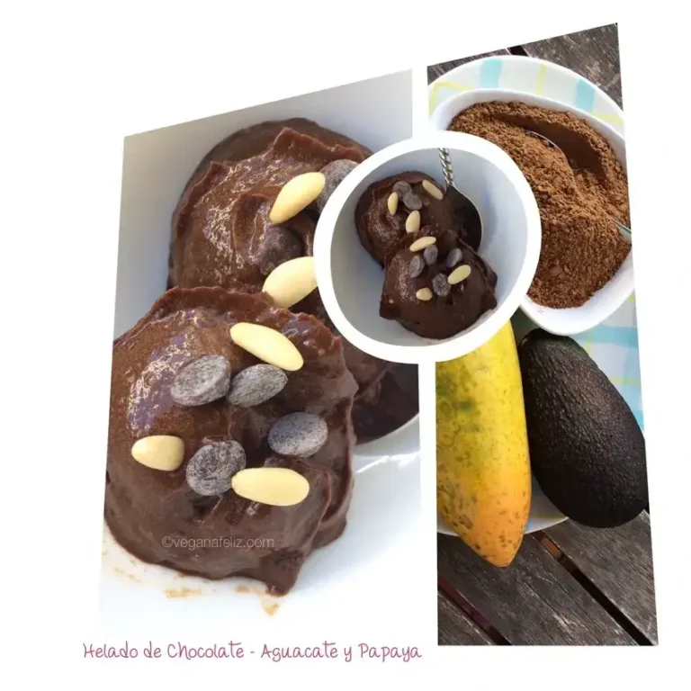Helado de Chocolate Vegano