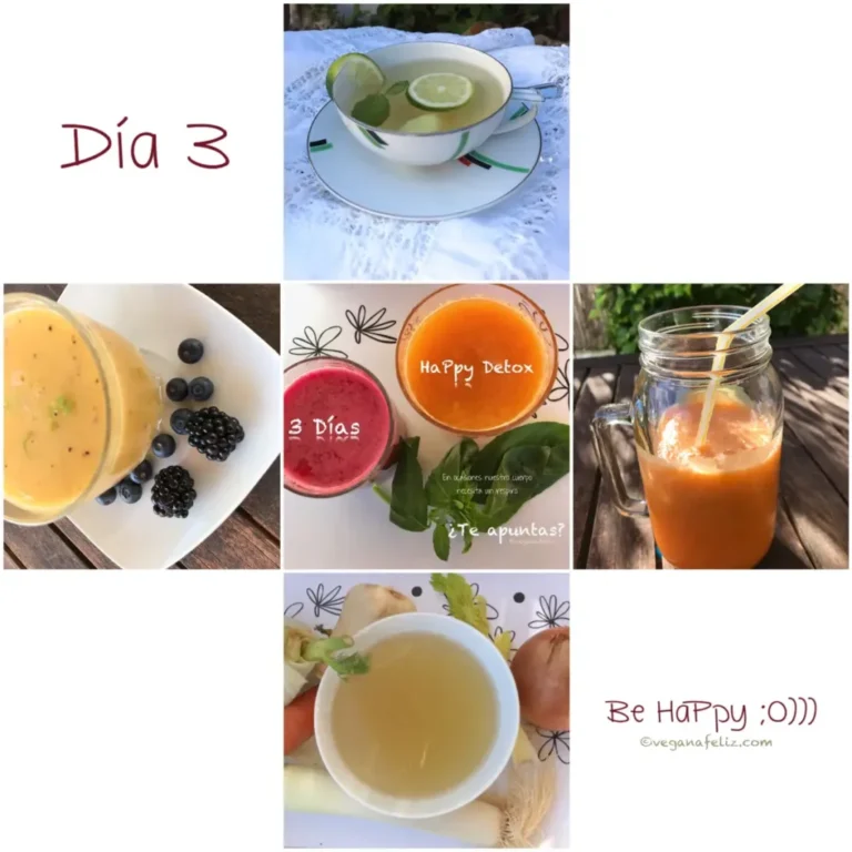 3 Días HaPpy Detox Día 3. Venga que terminamos! 3 Días Happy Detox (Día 3)