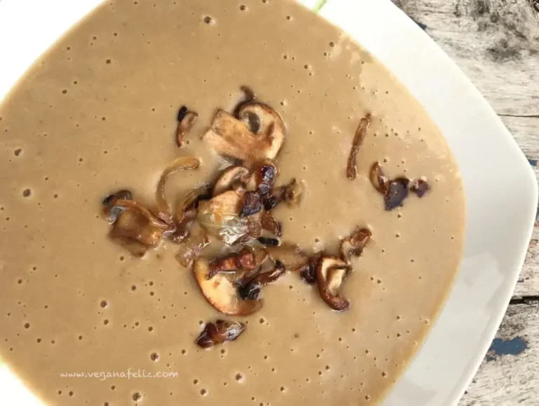 Crema de setas Shiitake