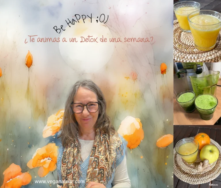 una semana de dieta vegana detox