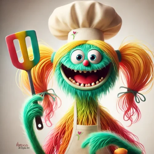 MascotaArcoirisVegana