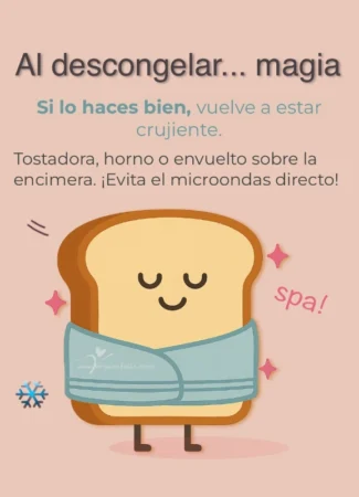 congelar el pan