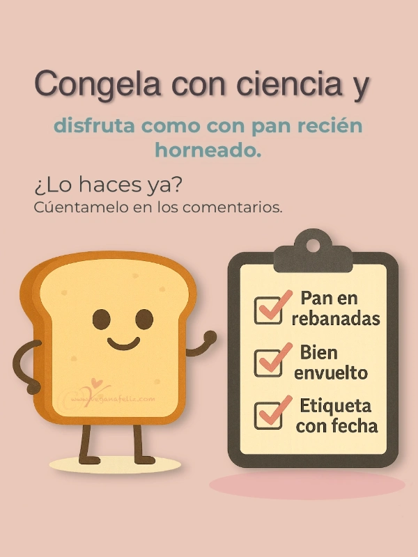 Congelar el pan
