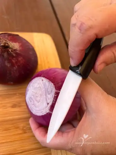 Cortar cebolla 2 de 3 Cortar cebolla 2 de 3