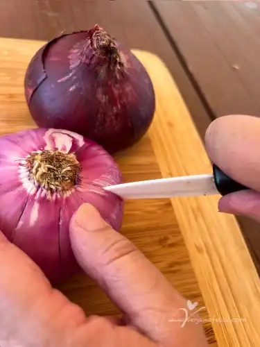 Cortar cebolla 1 de 3 Cortar cebolla 1 de 3
