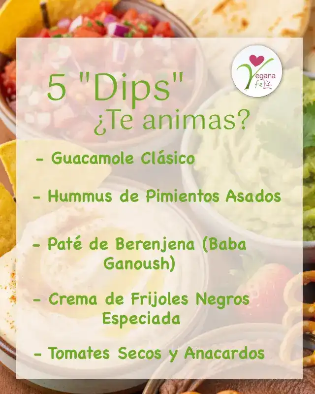 Dips Veganos Saludables Dips Veganos Saludables